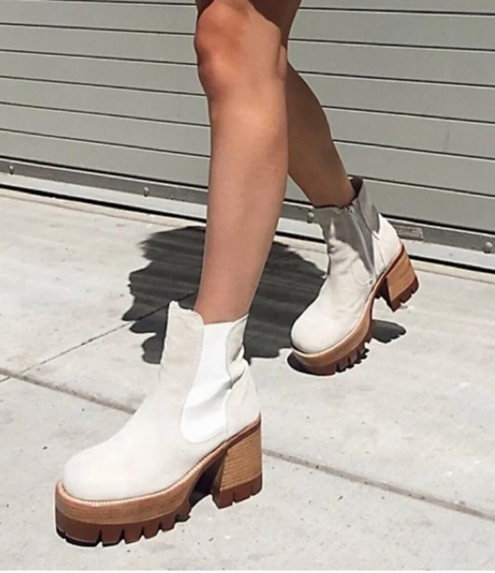 Free People x Jeffery Campbell Preston Platform Ankle Boots